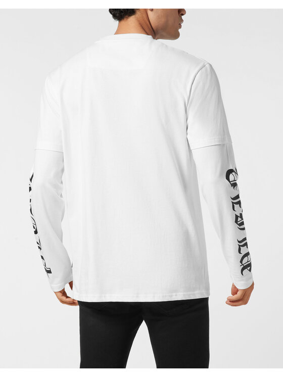 PHILIPP PLEIN PHILIPP PLEIN T-Shirt 26203 Biały Regular Fit