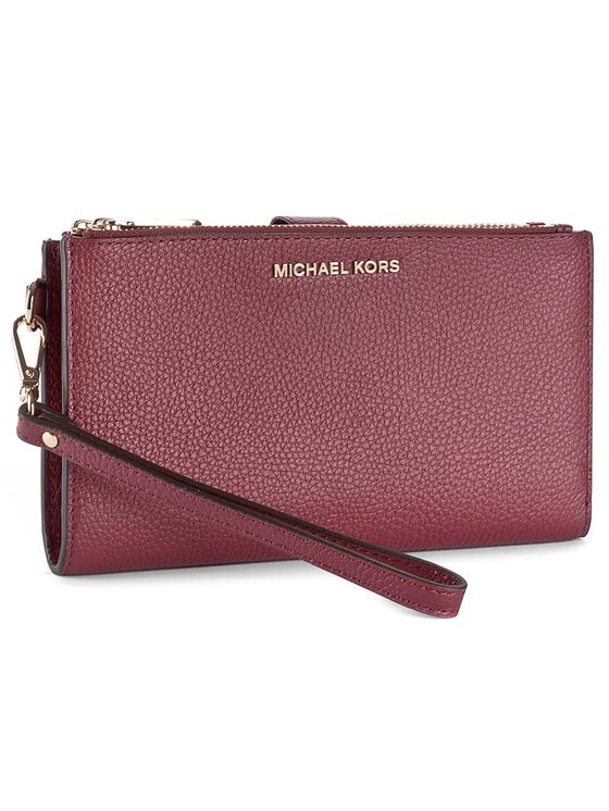 Michael Kors GroBe Damen Geldborse Wristlets 32T7GAFW4L Dunkelrot Modivo