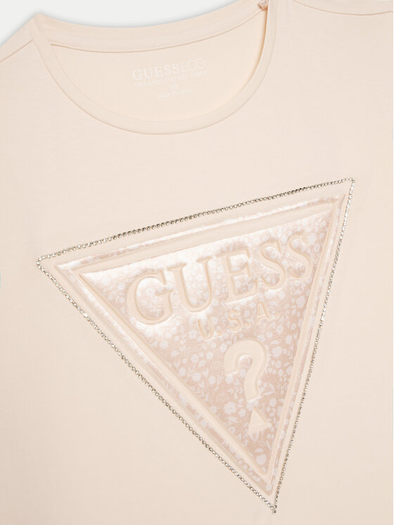 Guess Guess T-shirt J5GI15 K6YW4 Ružičasta Regular Fit
