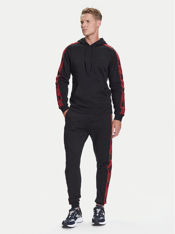 HUGO HUGO Mikina Liam 50540921 Černá Regular Fit