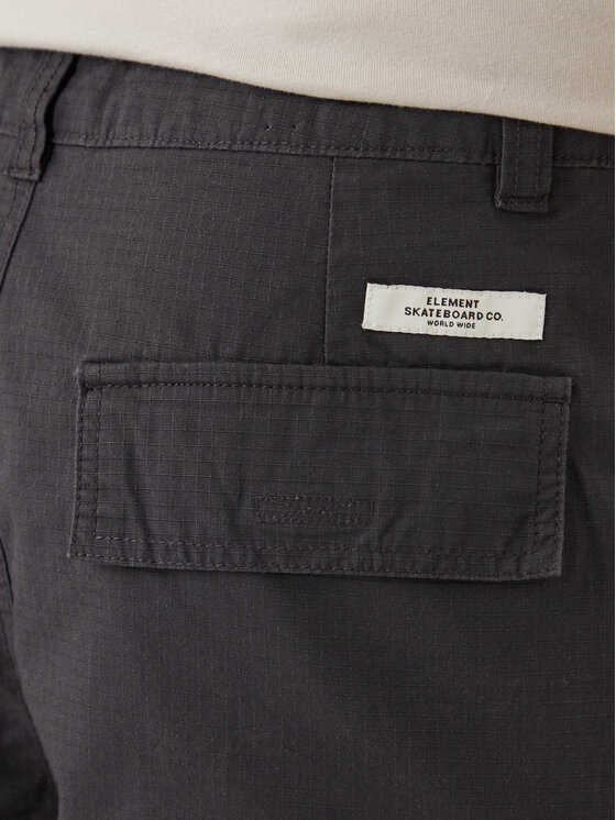 Element Element Auduma šorti Legion 21" ELYWS00137 Melns Relaxed Fit