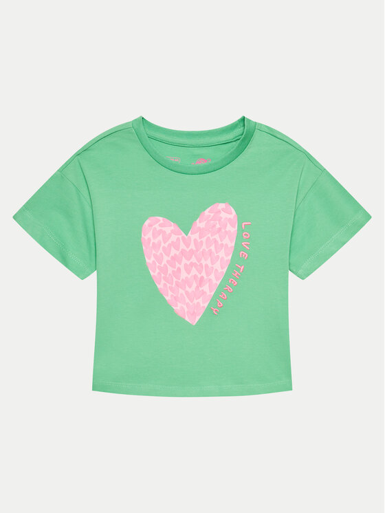 OVS OVS T-särk 1984377 Roheline Regular Fit