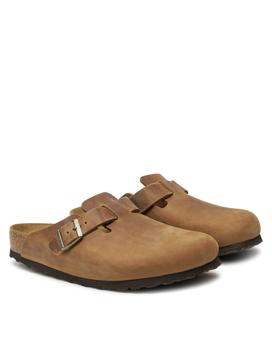 Birkenstock Birkenstock Nazouváky Boston Leoi 1028179 Hnědá