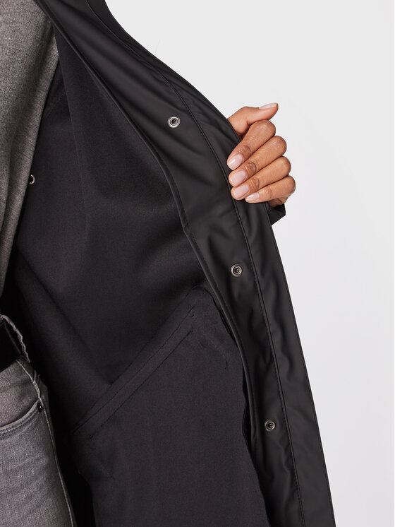 ICHI ICHI Μπουφάν αδιάβροχο Tazi 20102965 Μαύρο Regular Fit