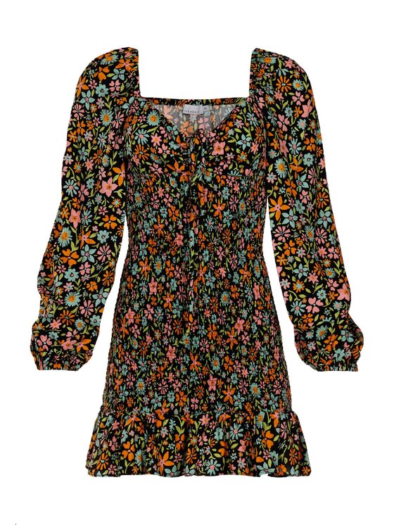 LAURELLA LAURELLA Každodenné šaty 4TL001 Čierna Regular Fit