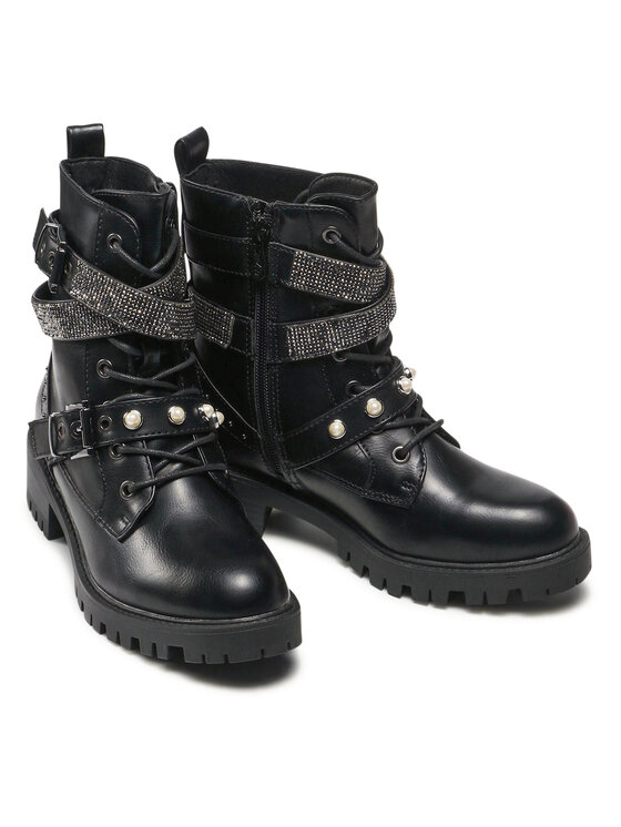 DeeZee DeeZee Schnürstiefeletten WS5577-09 Schwarz