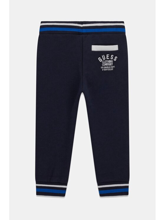 Guess Kids Guess Kids Kalhoty z materiálu 184855 Modrá Regular Fit