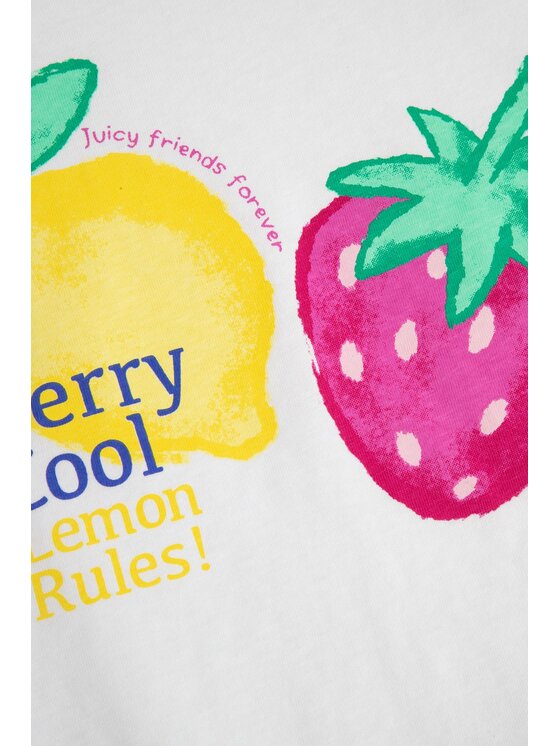 Coccodrillo Coccodrillo T-Shirt WC6143205WGK-001 Biały Regular Fit