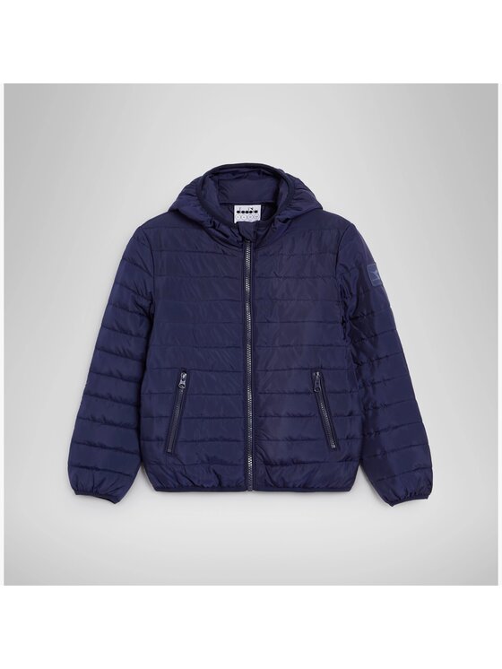 Diadora Diadora Kurtka przejściowa DIADORA JU.HOODIE LIGHT JACKET Granatowy Regular Fit