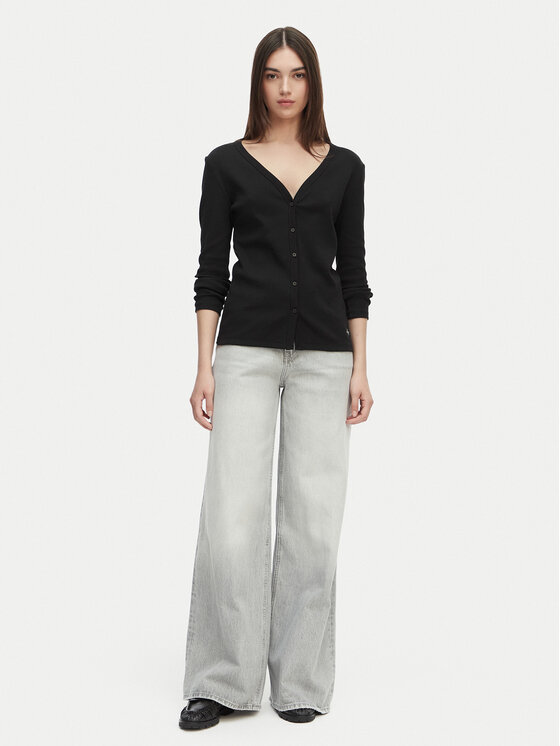 Calvin Klein Jeans Calvin Klein Jeans Blūze LV047G207G Melns Regular Fit