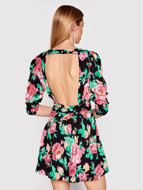 For Love & Lemons For Love & Lemons Kleid für den Alltag June CD2326 Schwarz Regular Fit