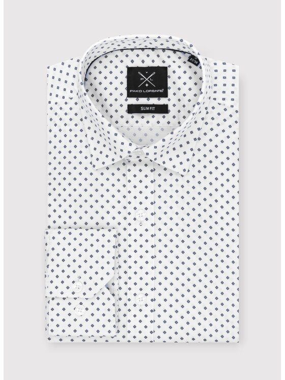 Pako Lorente Pako Lorente Koszula P24SF-1X-018 Biały Slim Fit