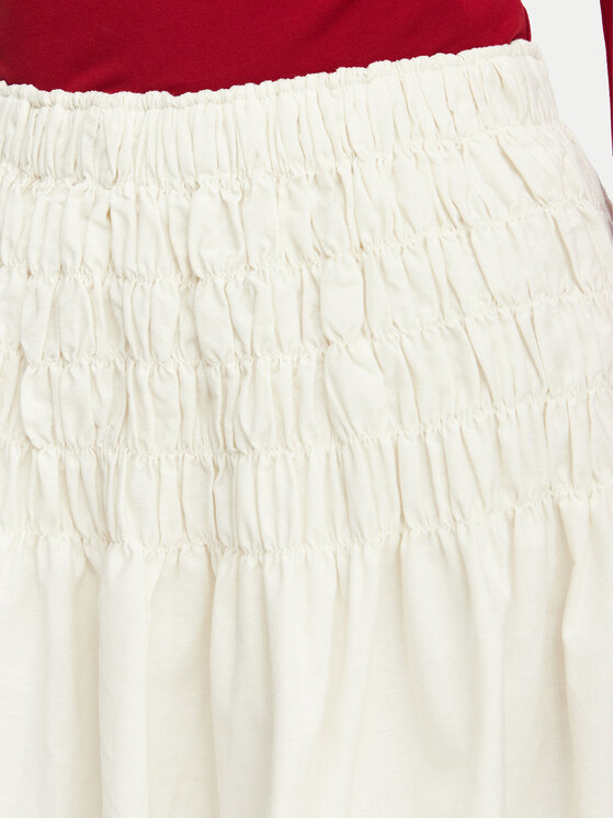 Vero Moda Vero Moda Spódnica mini Sofia 10350924 Biały Regular Fit