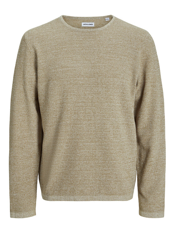 Jack & Jones Jack & Jones Πουλόβερ George 12268279 Μπεζ Regular Fit