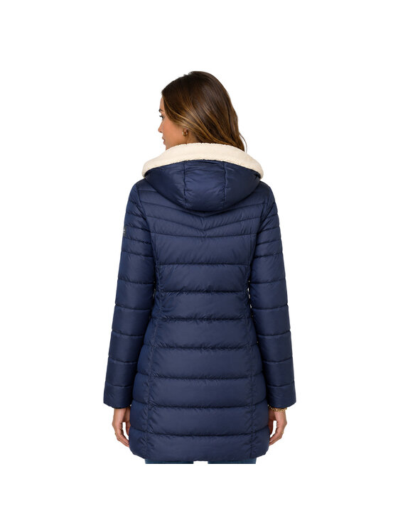 Geographical Norway Geographical Norway Parka WZ5512F/GN-NAVY Granatowy Reglan Fit