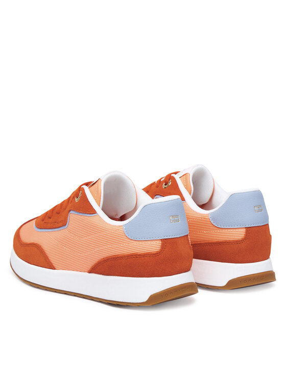 Tommy Hilfiger Tommy Hilfiger Sneakers Th Retro Runner Mix FW0FW09410 Arancione