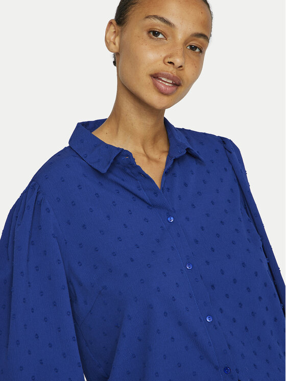 Vila Vila Camicia Brietta 14102572 Blu Regular Fit