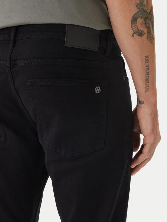 BOSS BOSS Kalhoty z materiálu C-Genius 50534612 Tmavomodrá Slim Fit