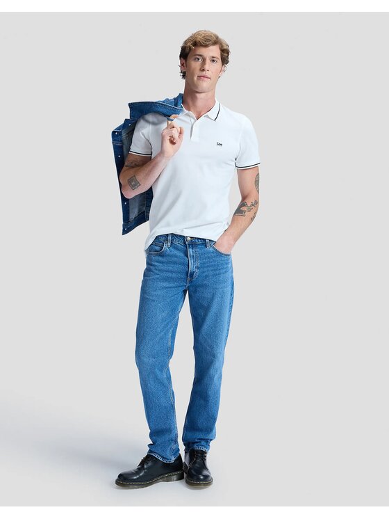 Lee Lee Jeansy 5401139395176 Niebieski Casual Fit