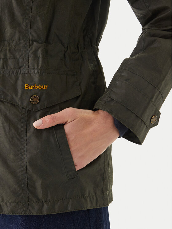 Barbour Barbour Bunda pro přechodné období Summer Sapper Wax LWX1536OL51 Zelená Regular Fit