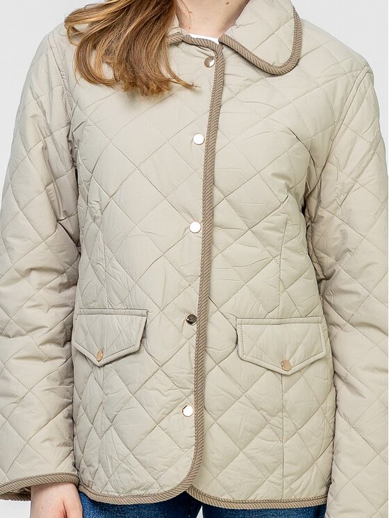 Perso Perso Prechodná bunda BLE260882F Béžová Regular Fit