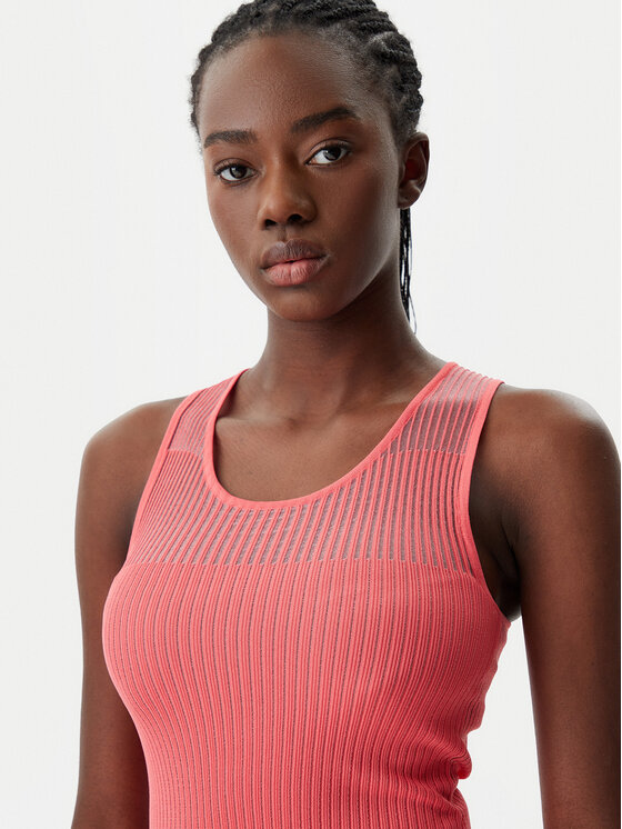 PINKO PINKO Sukienka dzianinowa 104802 A2GJ Koralowy Regular Fit