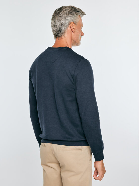 BIG STAR BIG STAR Bluza BREMEN Granatowy Basic Fit