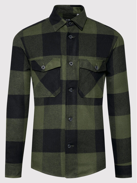 Only & Sons Only & Sons Camicia Milo 22019854 Verde Relaxed Fit