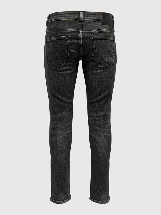 Only & Sons Only & Sons Traperice Loom 22023145 Crna Slim Fit