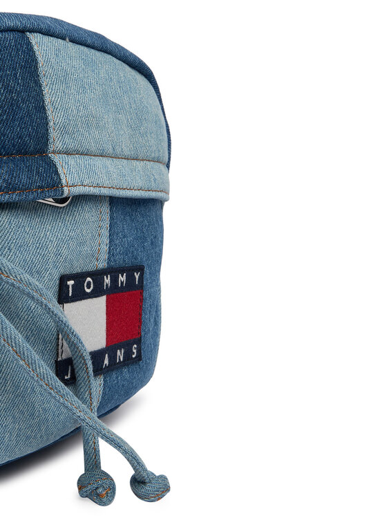 Tommy Jeans Tommy Jeans Taška cez rameno Tjm Denim Patchwork Reporter AM0AM14287 Modrá
