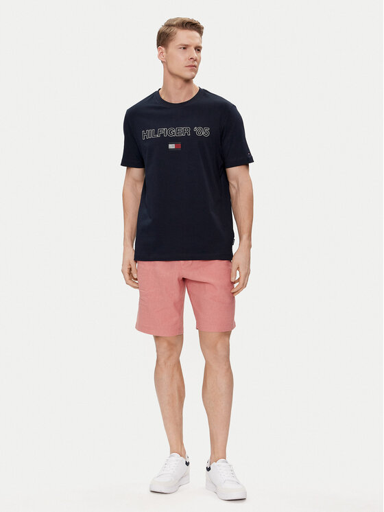 Tommy Hilfiger Tommy Hilfiger T-krekls 85' MW0MW34427 Tumši zils Regular Fit