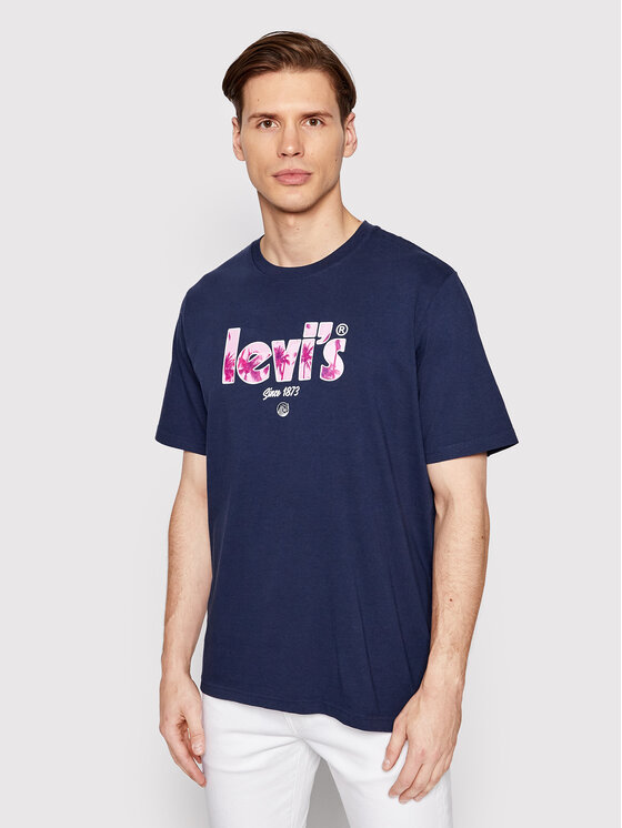 Levi's® Levi's® Majica 16143-0623 Mornarsko modra Regular Fit
