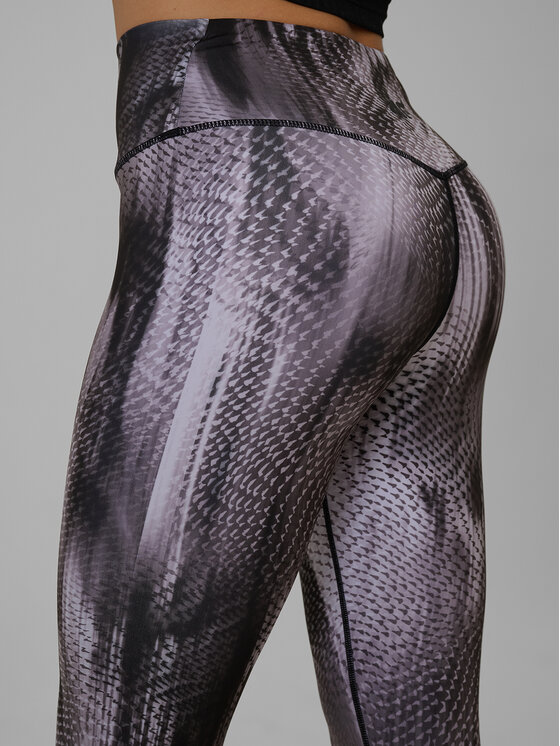 4F 4F Legginsy SOLAR PUNK Szary Slim Fit