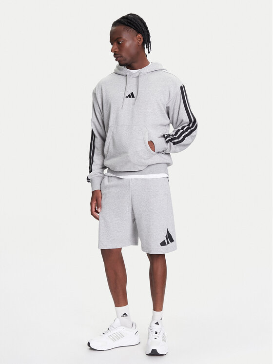 adidas adidas Sportske kratke hlače Essentials Big Logo JE8957 Siva Regular Fit