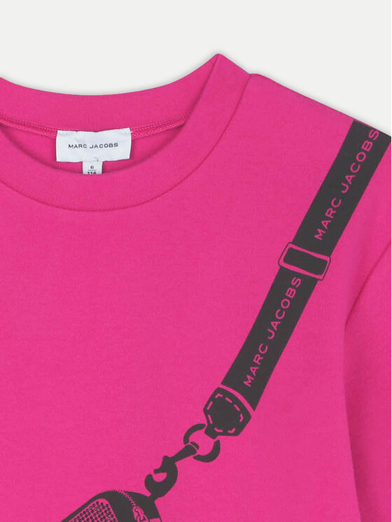 Marc Jacobs Marc Jacobs Тишърт W60388 D Розов Regular Fit
