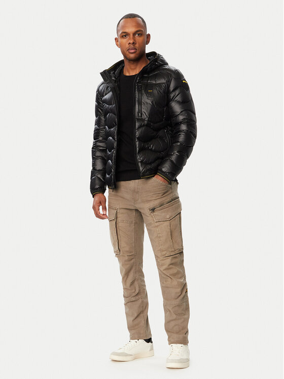 Blauer Blauer Geacă din puf Wave 26WBLUC03064 Negru Regular Fit