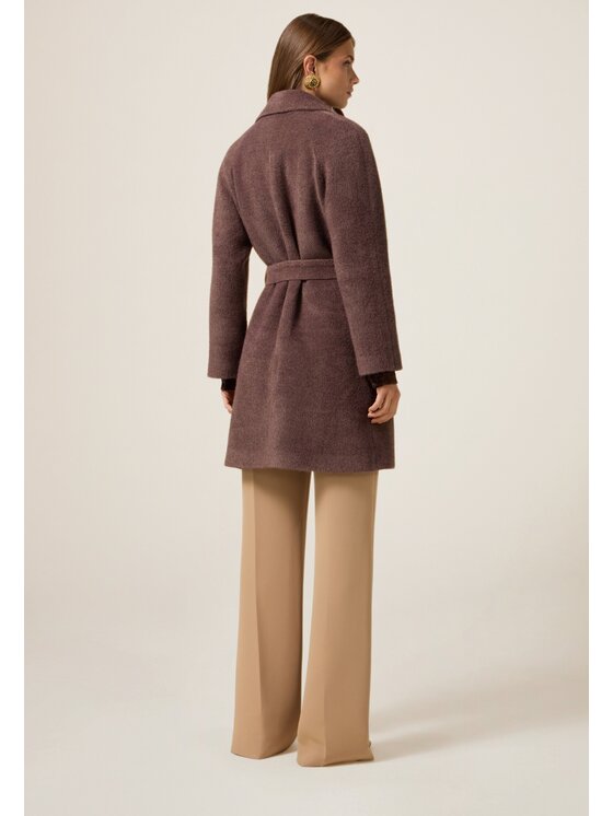 Oltre Oltre Cappotto invernale 8158J000228N013 Marrone Slim Fit