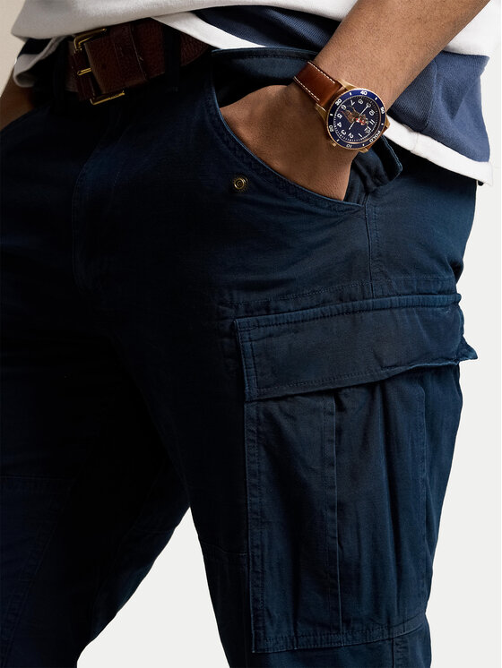 Polo Ralph Lauren Polo Ralph Lauren Riidest püksid 710877831003 Tumesinine Slim Fit