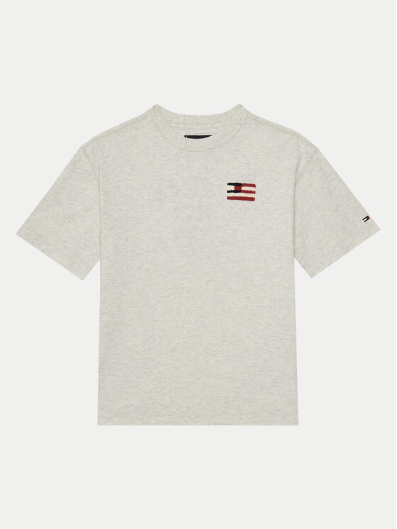 Tommy Hilfiger Tommy Hilfiger T-krekls KB0KB09531 D Pelēks Regular Fit
