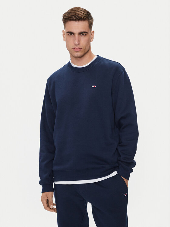 Tommy Jeans Tommy Jeans Felpa Flag DM0DM20496 Blu scuro Regular Fit