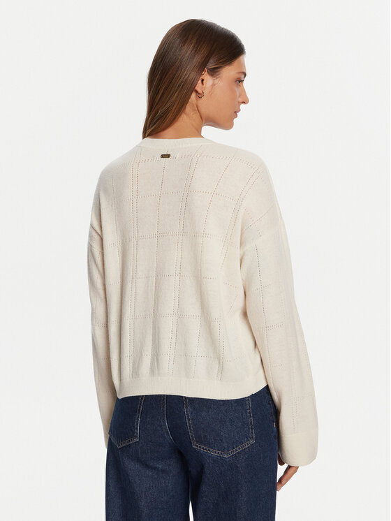 Barbour Barbour Cardigan Blakely lyLKN1663WH71 Écru
