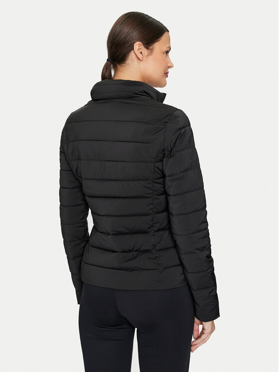 Guess Guess Vatovaná bunda Solid Heavy Diann V4YL04 WF3X0 Čierna Regular Fit
