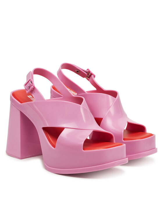Melissa Melissa Sandály Melissa Dance Heel Ad M 35908 Růžová