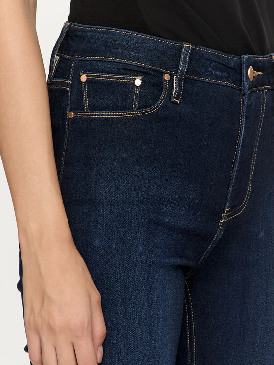 Guess Guess Jeans hlače W4BA0L D5HC1 Mornarsko modra Skinny Fit