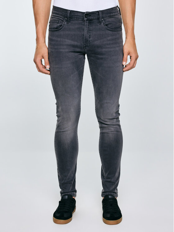 BIG STAR BIG STAR Jeansy DERIC Szary Skinny Fit