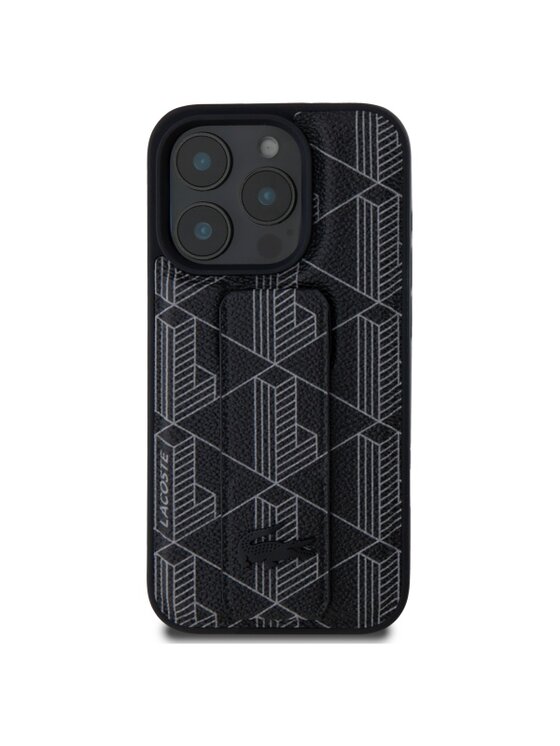 Lacoste Lacoste Etui na telefon Apple iPhone 15 Pro Czarny
