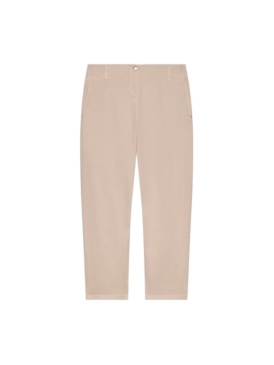Fiorella Rubino Fiorella Rubino Pantaloni di tessuto P748T005654N002 Crema Regular Fit