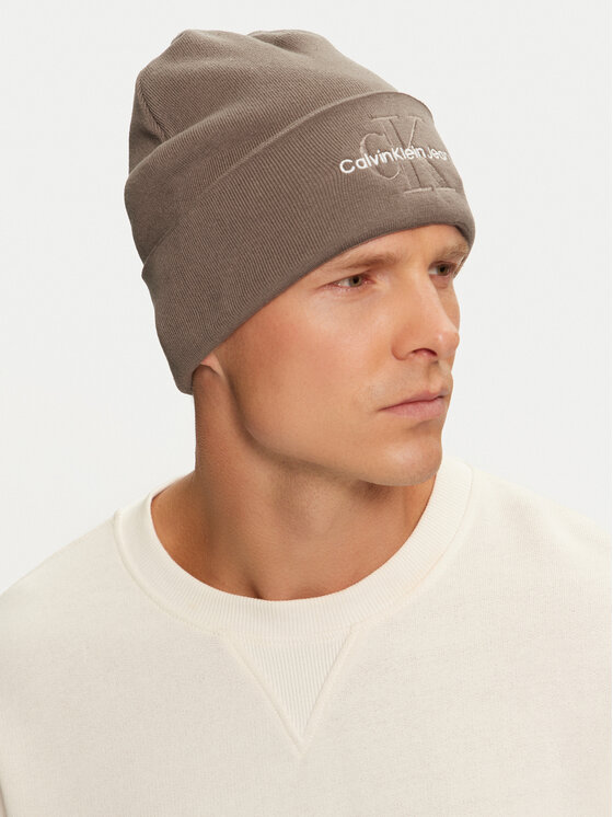 Calvin Klein Calvin Klein Kepurė Mono Logo Embro K50K512460 Ruda
