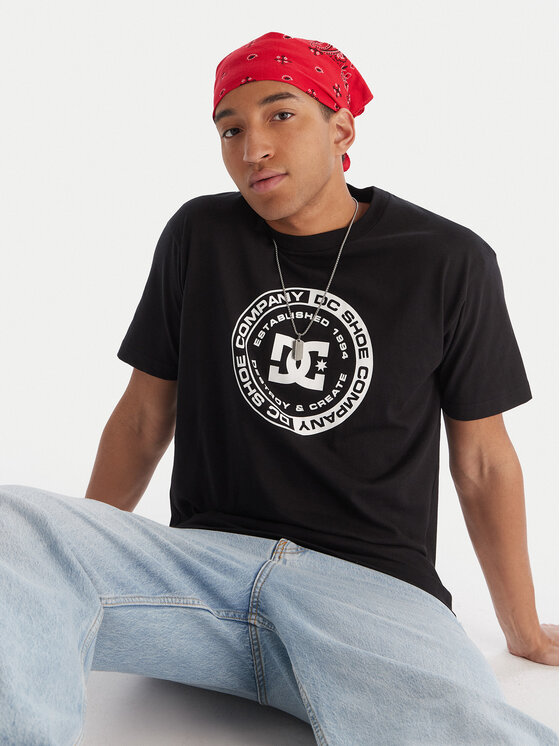DC Shoes DC Shoes T-shirt Corpo ADYZT05396 Crna Regular Fit
