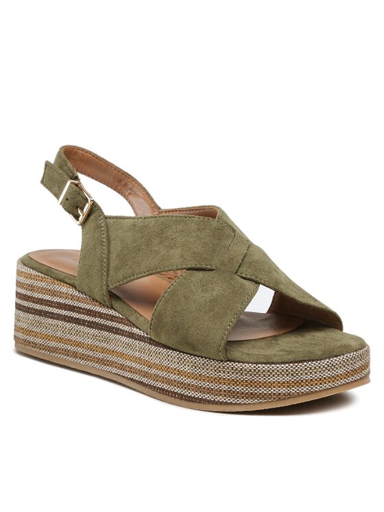 Clara Barson Clara Barson Sandały WS22127-02 Khaki